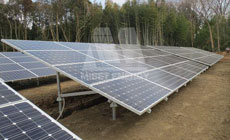 2013 12月 日本千葉県 N型陸上架台 300KW太陽エネルギー プロジェクト