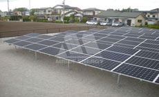 2013 2月 日本栃木県真岡 N型陸上架台 61.5KW 太陽エネルギー プロジェクト