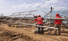 2016 1 その他吉林省 N型陸上架台 111.6KW太陽エネルギー プロジェクト