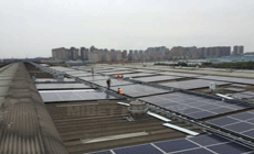 2016 3 その他中国 湖南省  重ね式折板屋根架台 6MW太陽エネルギー プロジェクト
