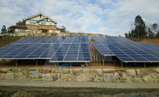 2015 11月 日本奈良県 傾斜地架台 58.24kw太陽エネルギー プロジェクト