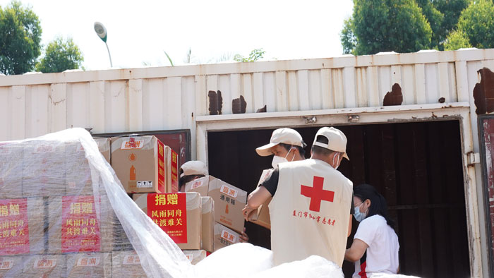 マイベトは厦門の防疫最前線に救援物資を寄付しました